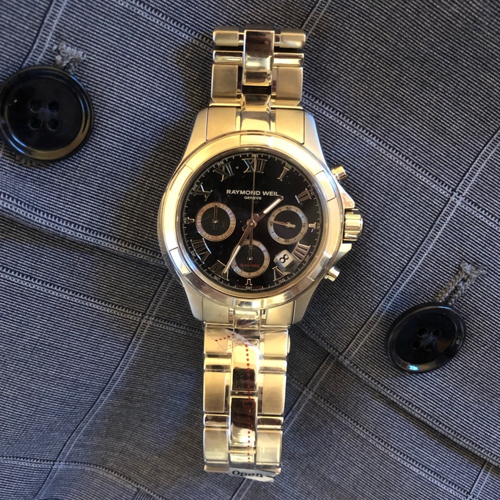 ⏱  Raymond Weil Men Parsifal Chronograph ⏱ Never Worn
